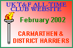 Feb 2002 - Carmarthen and District Harriers