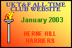 Jan 2003 - Herne Hill Harriers